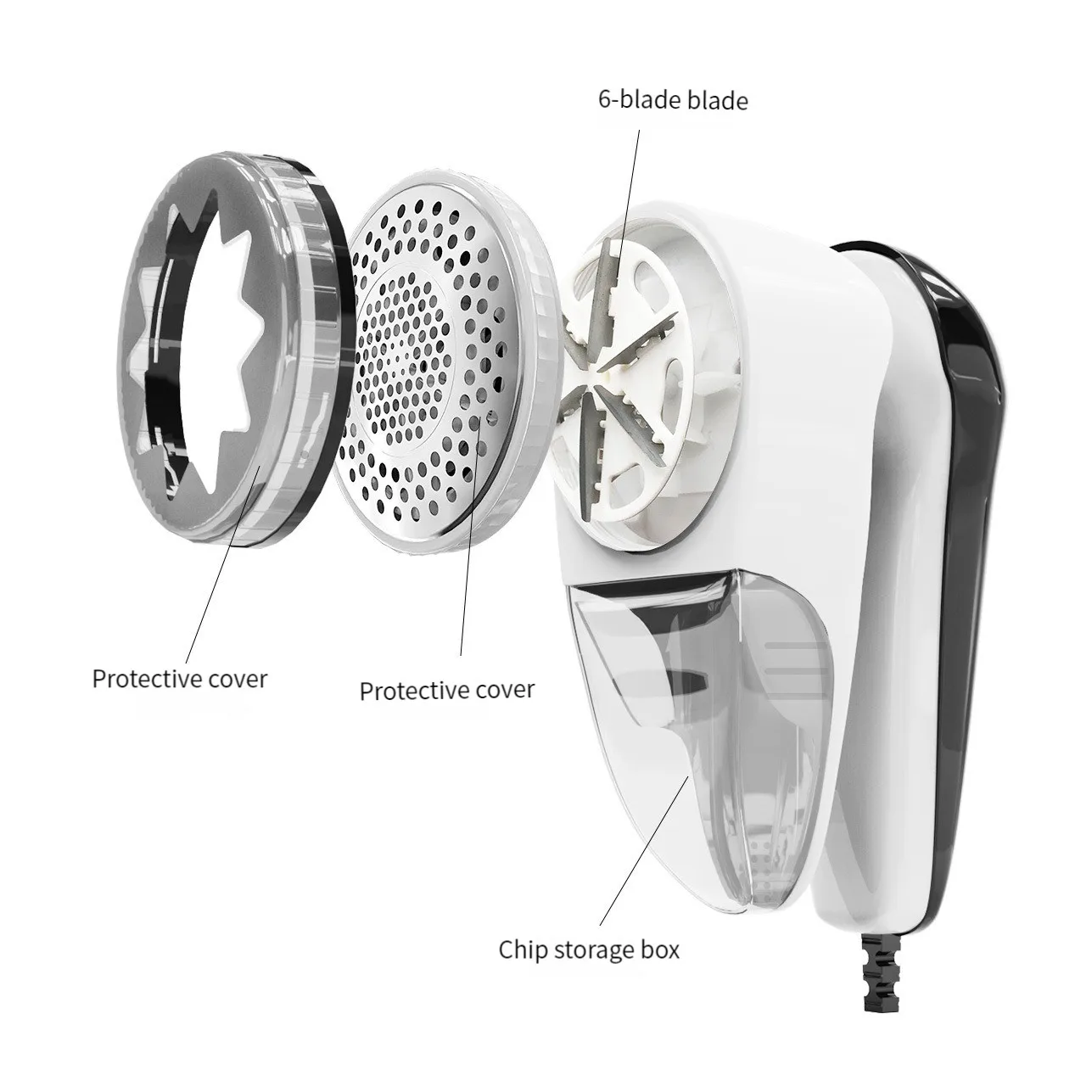 Vestiti per la casa Rasoio per tessuti Levapelucchi lanugine Elettrico lanugine Spazzola portatile e lama Levapelucchi ricaricabile professionale