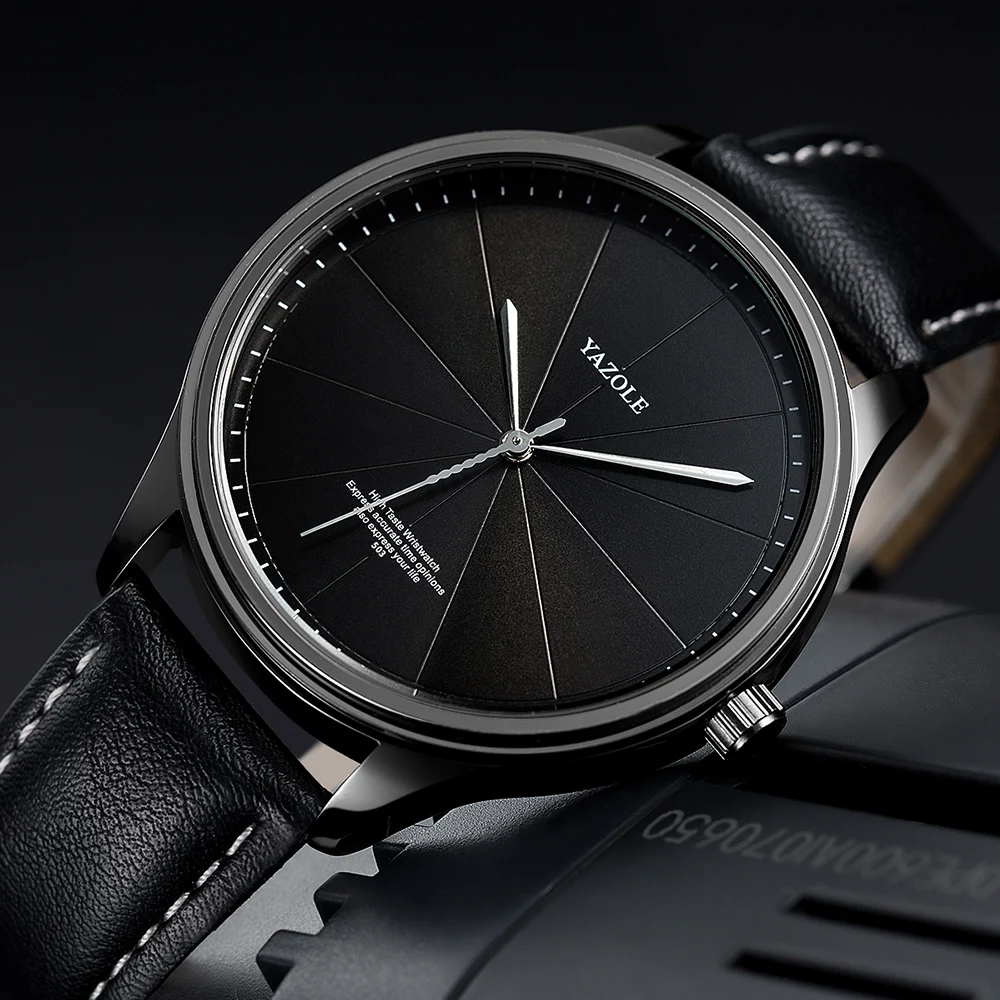 2025 heren quartz horloges casual mode zakelijke stijl polshorloge heren zwart bruin lederen band horloge Orologio Da Uomo