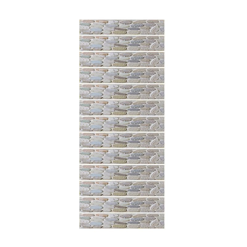 13pcs/set 3D Stair Riser Floor Stickers Waterproof Removable Self Adhesive DIY Stairway Decals Murals Decoration #2 #: E