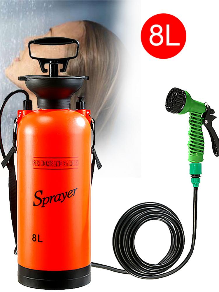 Portable Outdoor Camping Shower Multi-Function Bath Sprayer Watering Flowers Car Washing Small Sprayer For Travel