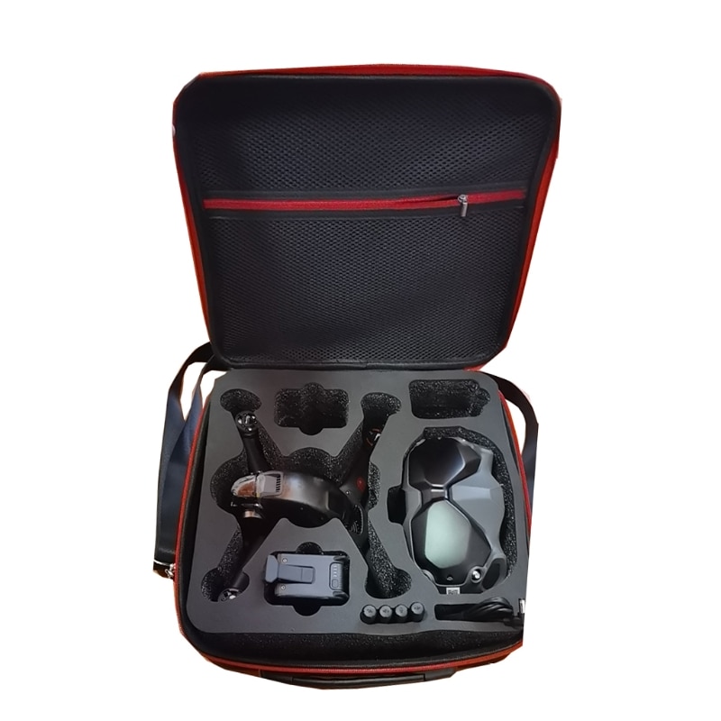Schokbestendig Waterdichte Nylon Opbergtas Reizen Draagtas Beschermende Doos Voor D-JI Fpv Bril V2/Fpv Combo Drone H052