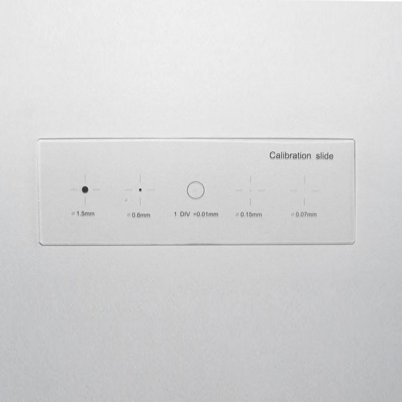 0.01mm 5 Scales Microscope Objective Stage Calibration Glass Slide Micrometer