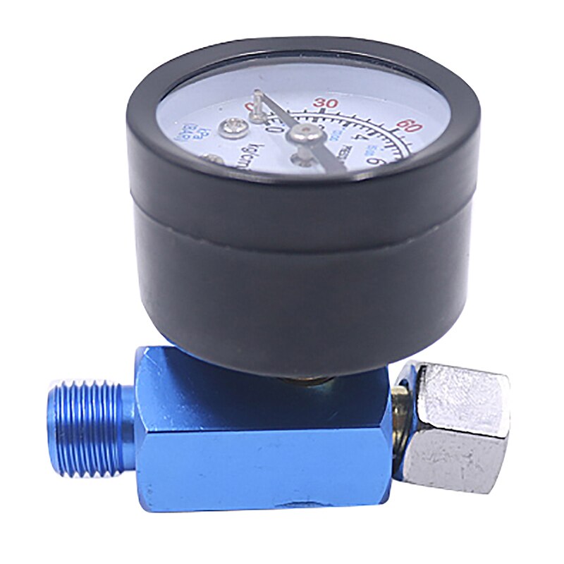 Painting Pressure Regulator Pneumatic Pressure Gauge Painting Gas Pressure Controller, G1 / 4 with Meter