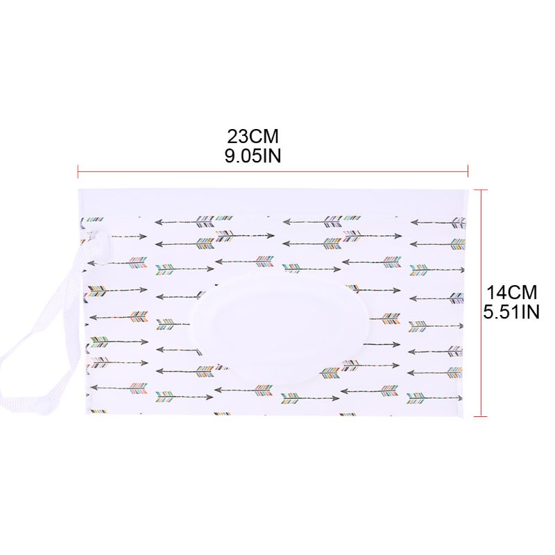 Clean wipes bärväska tecknat tryck våtservetter påse lätt att bära påse  e5bc