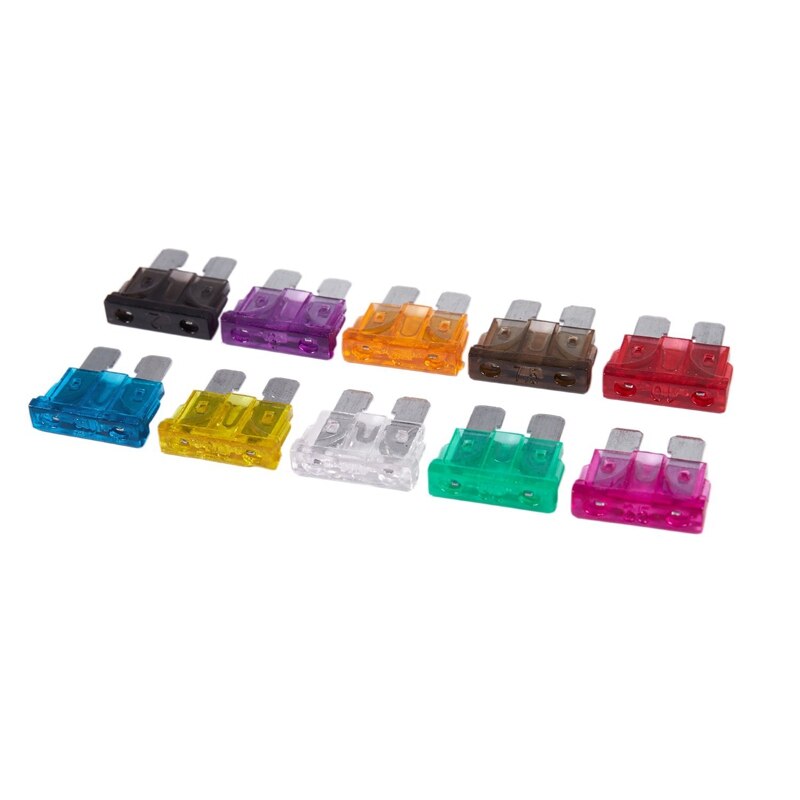 100 mechanische zekering 2a 3a 5a 7.5a 10a 15a 20a 25a 30a 35a voor voiture moto auto