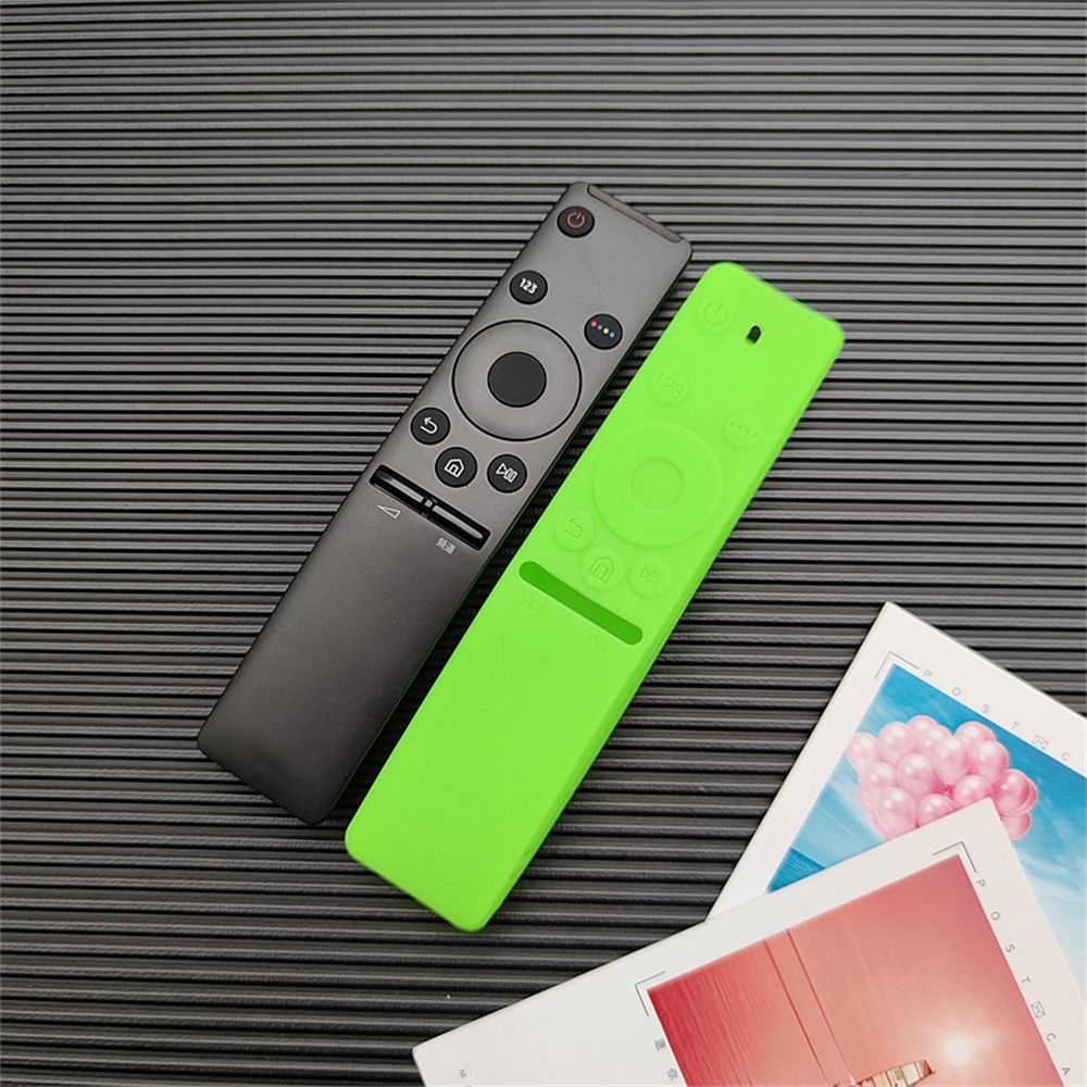 Funda protectora de silicona para mando a distancia de TV Samsung, BN59-01259D, todo incluido: plum