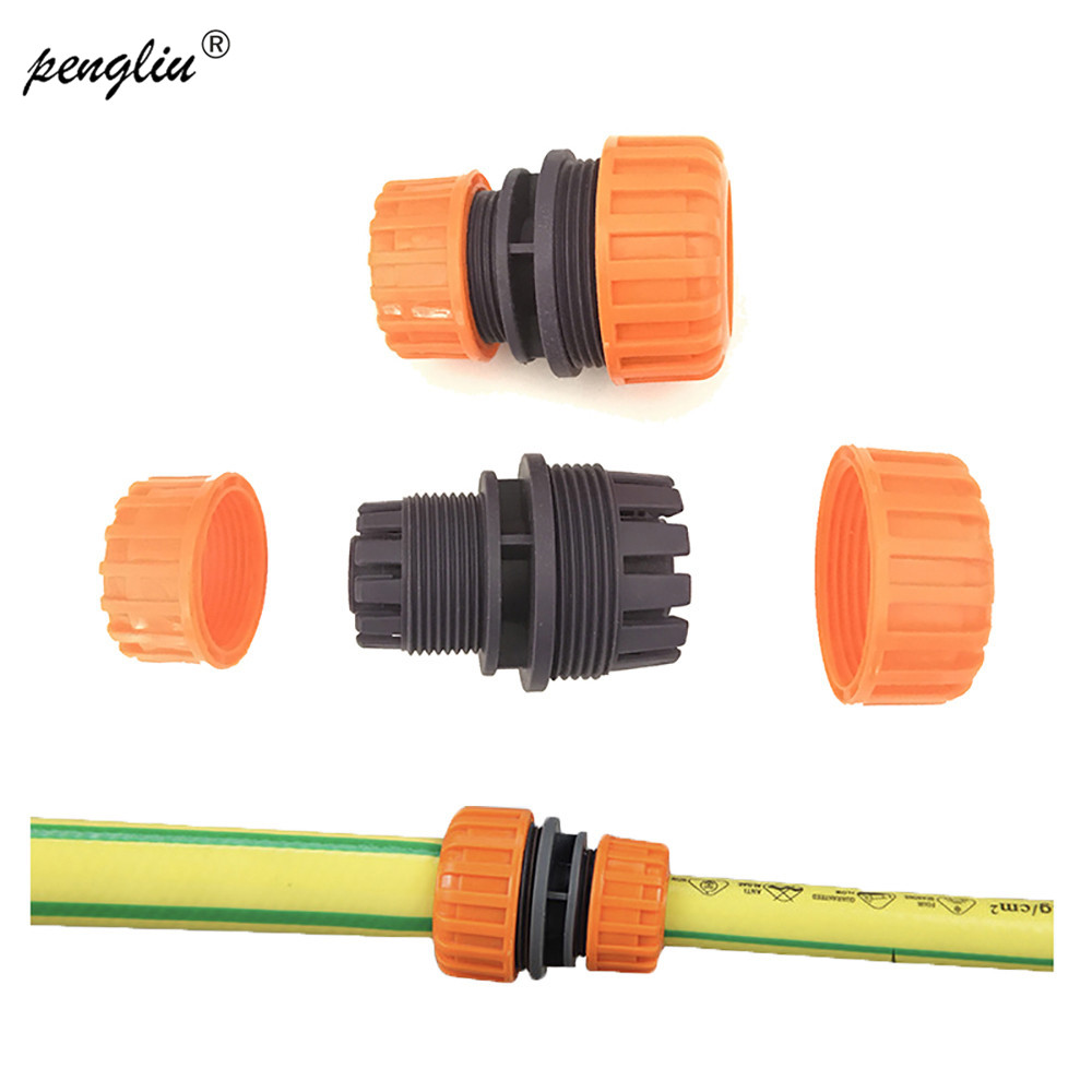 Connecteur rapide pour tuyau d&#39;arrosage, 1/2 &quot;, 3/4&quot;, joint de réparation pour tuyau d&#39;irrigation de jardin et de pelouse, 2 pièces, IT189