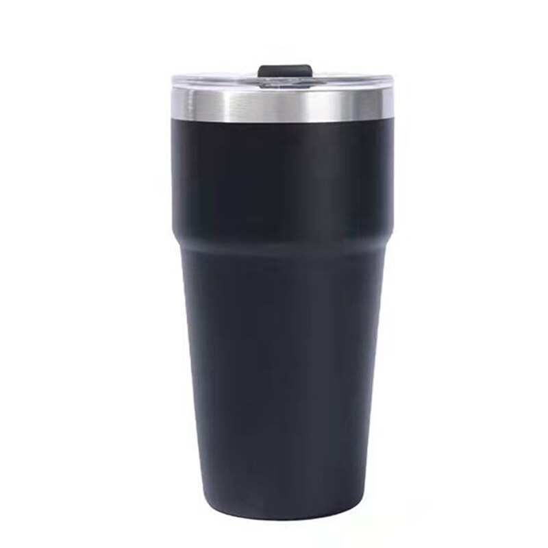 16oz Stackable Cup Travel Tumbler Stainless Steel Mug Ice Termo Double Wall Insulated Coffee Termo Caneca Termica Water bottle