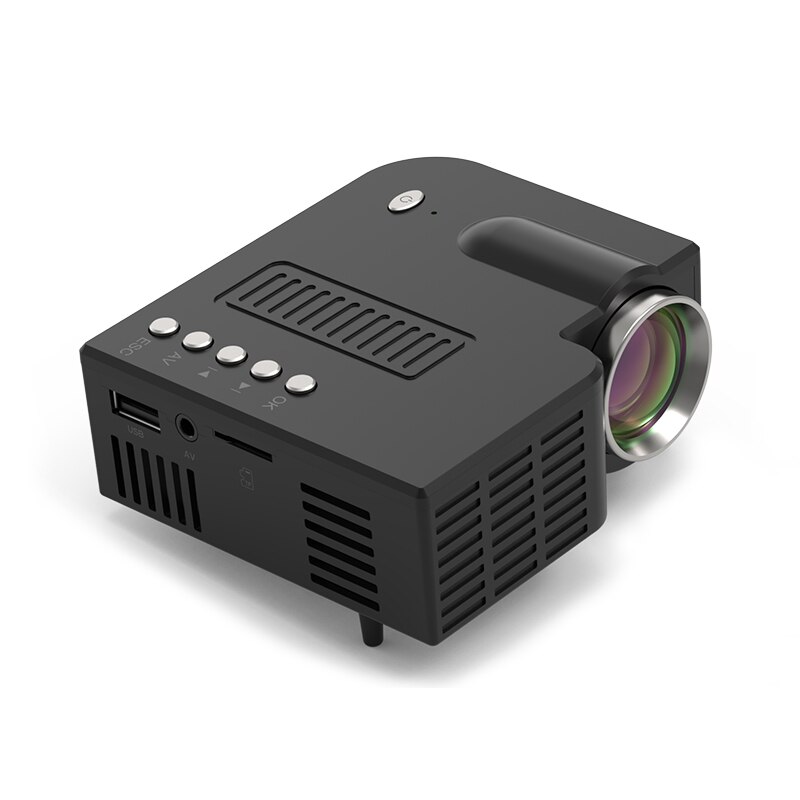 Unic 28 mini bærbar projektor 1080p fuld hd led projektor hjemmebiograf underholdning projektorer usb av tf