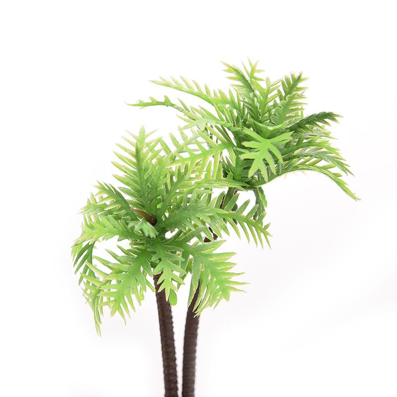 Plastic Aquarium Artificial Coconut Trees Fish Tank Plants Ornament Decoration rtificial Water Plants Lanscaping