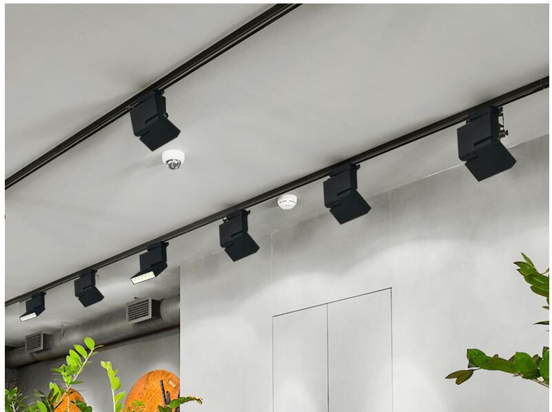 1 stuk een rij 3 draden LED Spoor Licht 6W 12W COB Rail Spotlight Lamp Led Tracking Armatuur spot Lamp 3 jaar garantie