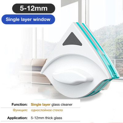 Doppelseitiger magnetischer Fensterreiniger, magnetische Bürste, Fensterwischerreiniger, Fensterglasbürste für mühelose Reinigungswerkzeuge: dunkel Grau