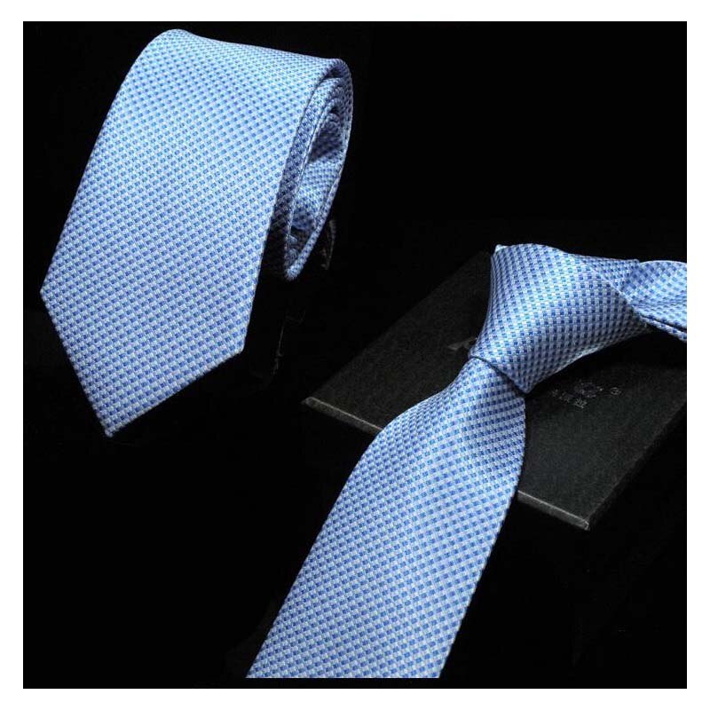 MEN ADULT Neckties Color Ties Neck Tie 7cm Tie Solid Accessories Cravat Wedding Business AA134: 13410 Light Blue