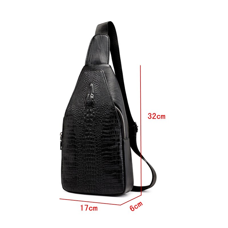 Heren crossbody tassen heren borsttas messenger bag leren schoudertassen diagonaal pakket rugzak reizen