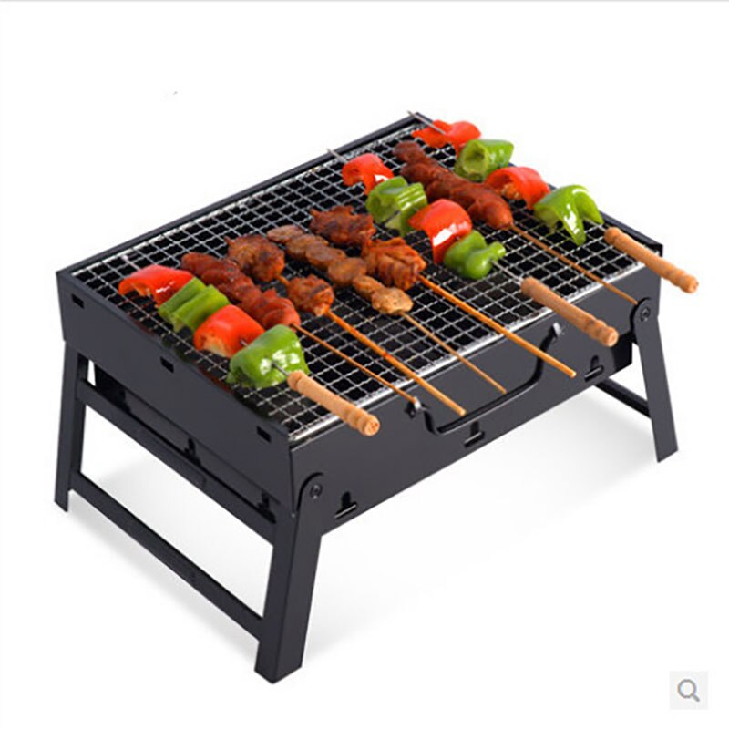 BBQ Barbecue Folding Grill Outdoor Portable Charcoal Outdoor Camping Picnic Burner FoldableCharcoal Camping Barbecue Oven