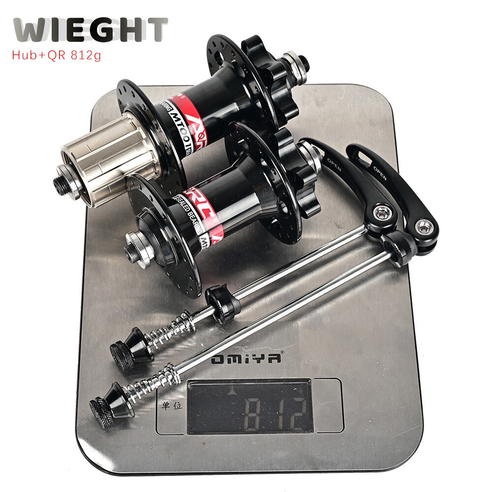 ARC Mountain Bike Hubs QR 90 Ring 32 36 Holes 8 9 10 11 12 Speed 100/135MM Aluminum Alloy MTB Bicycle Bearing Hub