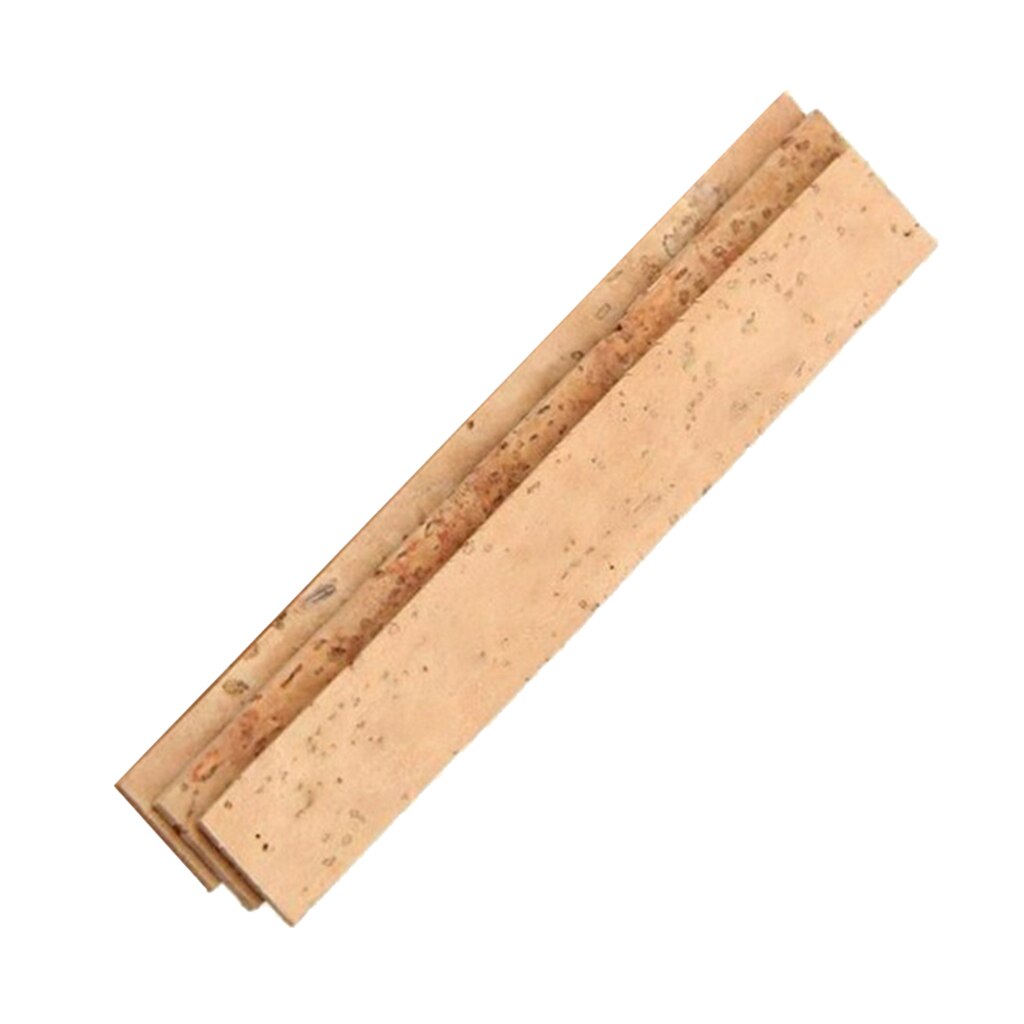 3x Wood Clarinet Natural Neck Cork Sheet Bb Clarinet Accessory 81 x 11 x 2mm