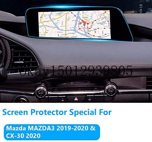 Screen Protector Voor Mazda 3 En CX-30 Console Navigatie, gehard Glas Screen Anti-Explosie Protector