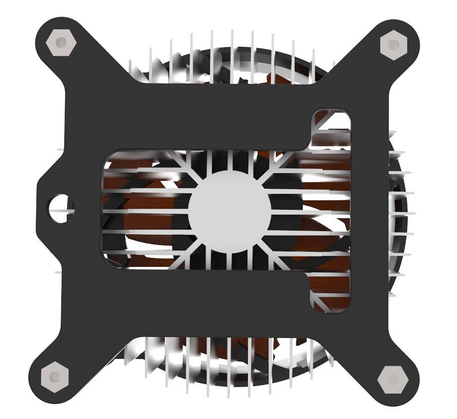 Pöytätietokone pc prosessorin jäähdytyselementin jäähdytin tuulettimen ydin 3 nastaa lga 775 or lga 1150 /1156 /1155