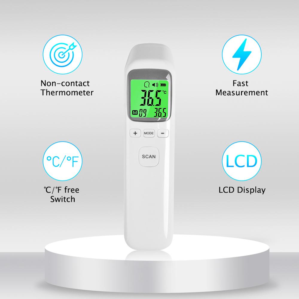 Baby Infrarood Digitale Thermometer Kinderen Lichaam Koorts Ir Termometro Lcd Backlight Non-contact Meting Voorhoofd Termometro
