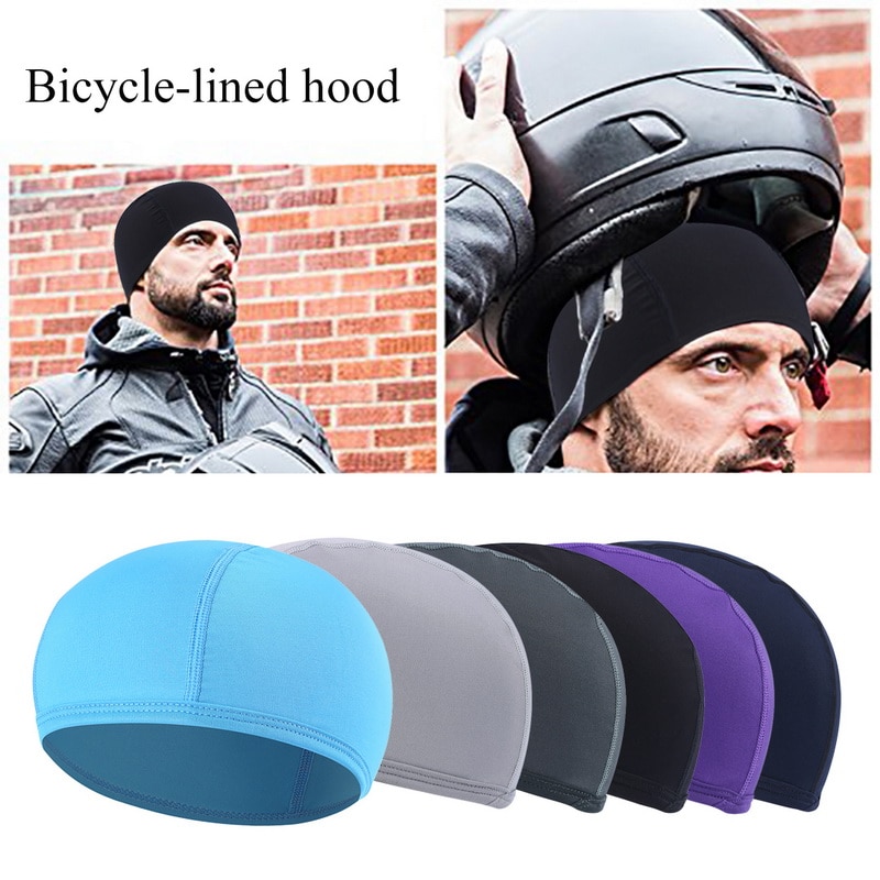 Quick Dry Helm Fietsen Cap Uv Anti-Zweet Sport Hoed Motorfiets Fietsen Fiets Hoed Unisex Innerlijke cap