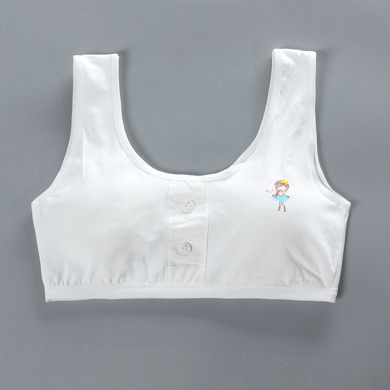 Bras for Teen Girls Training Bras 9 14 Years Kids Soft Underwear Girls Breathable Children Cotton Sports Bras: 3