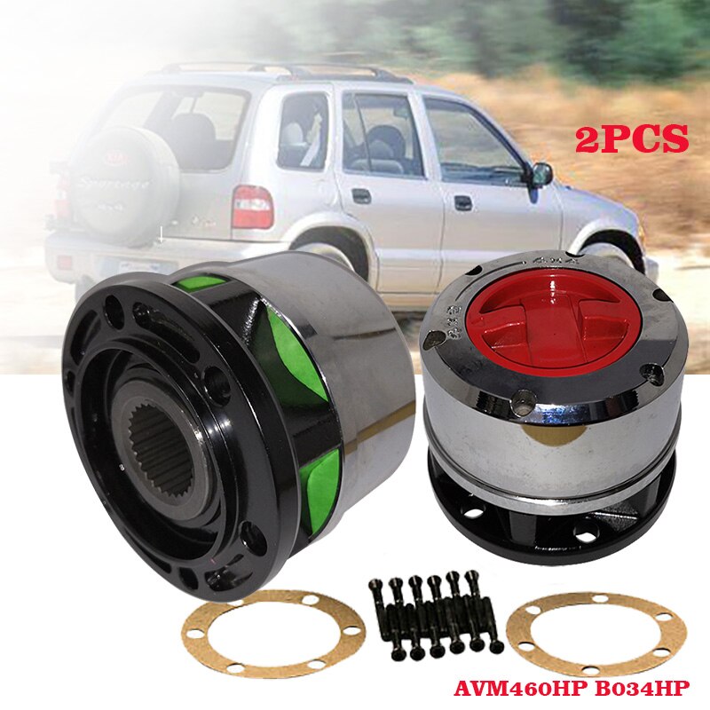 2 Piece x For KIA Sportage Grand Retona Frontier Besta Bongo Ceres 4x4 Manual locking hubs B034HP AVM460HP