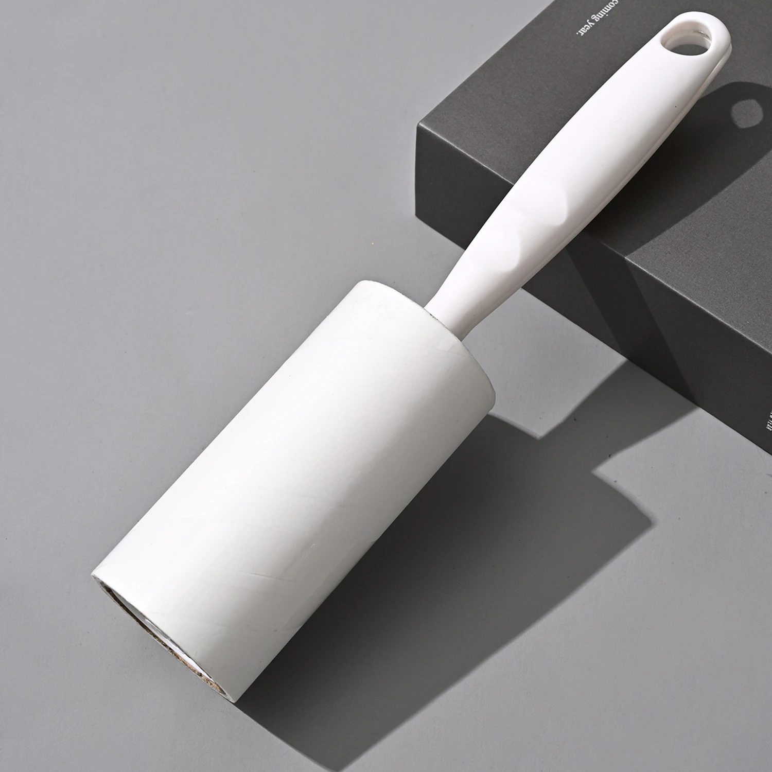 Lint Roller Met Vullingen Sticky Remover Haar Hond Kleding Bank Stofreiniging Remover Vervangbare Rolborstel Reinigingsgereedschap: WHITE