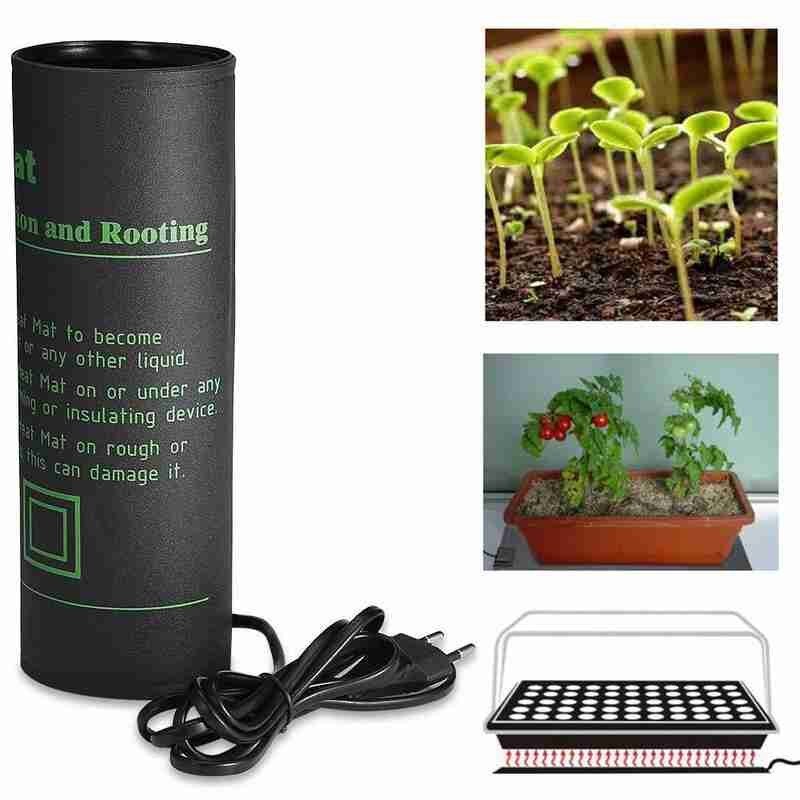 Seedling Heating Mat 24*52cm Waterproof Plant Seed 220V Germination Pad 1 Clone Starter Supplies Pc Garden Propagation V7K8