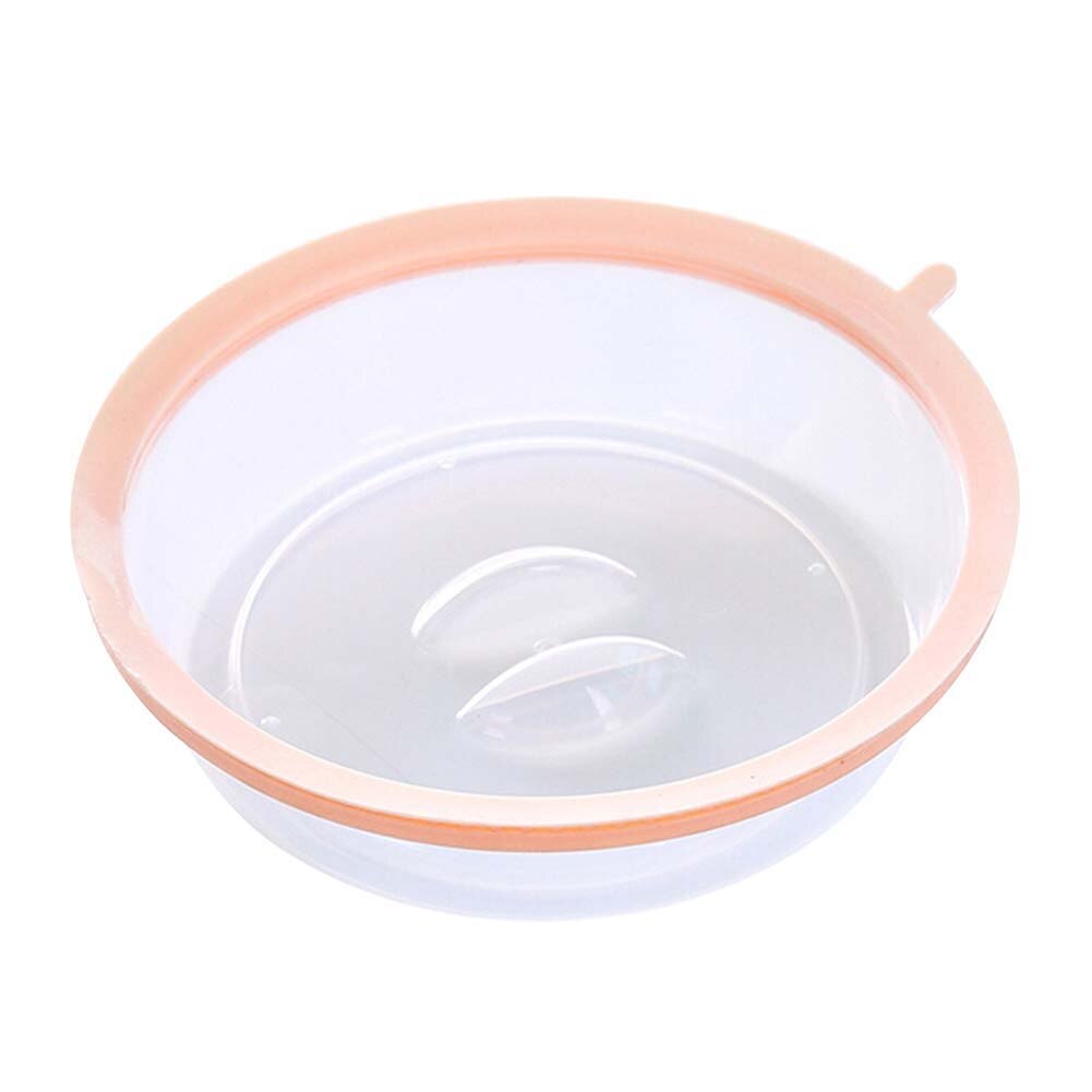 Couvercle de scellage en plastique pour stockage des aliments, plaque de réfrigérateur, couvercle de four à micro-ondes: Pink