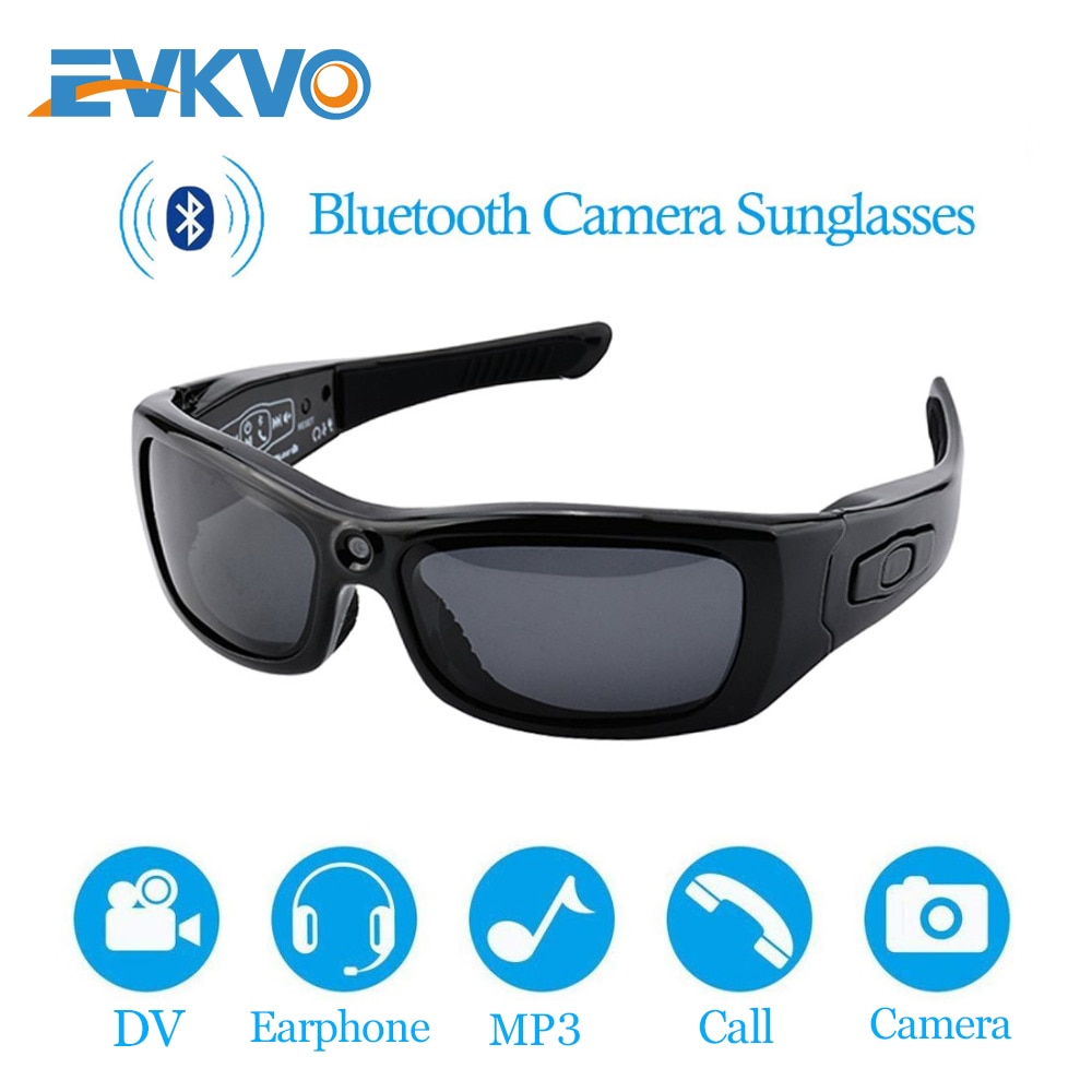 1080P Bluetooth Zonnebril Mini Camera, full Hd 1080P Sport Cam Video Recorder Gepolariseerde Bril Voor Cyling/Skiën/Parachut