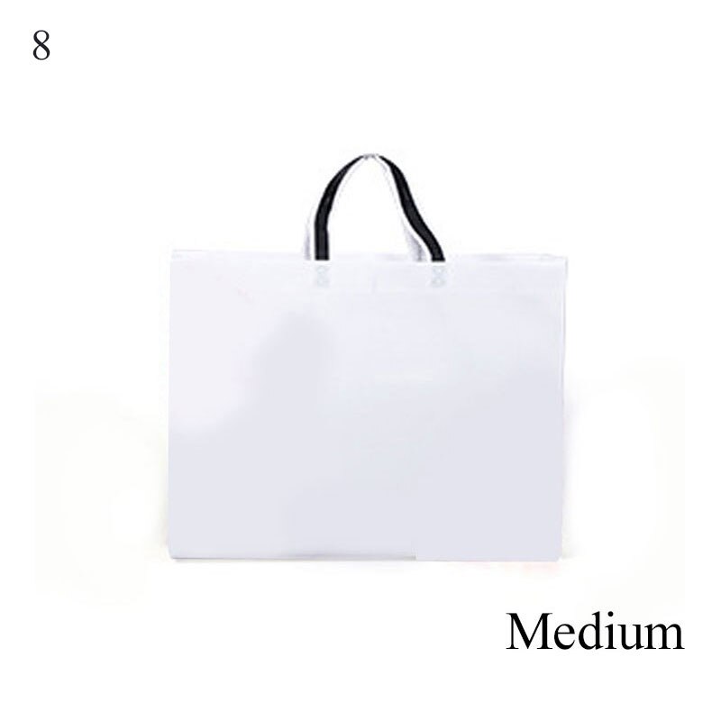 Eco Waterproof Women Shopping Bag Reusable Shopping Bag Print Tote Bag No Zipper Pouch Women Storage Bags Organizer: 8 medium