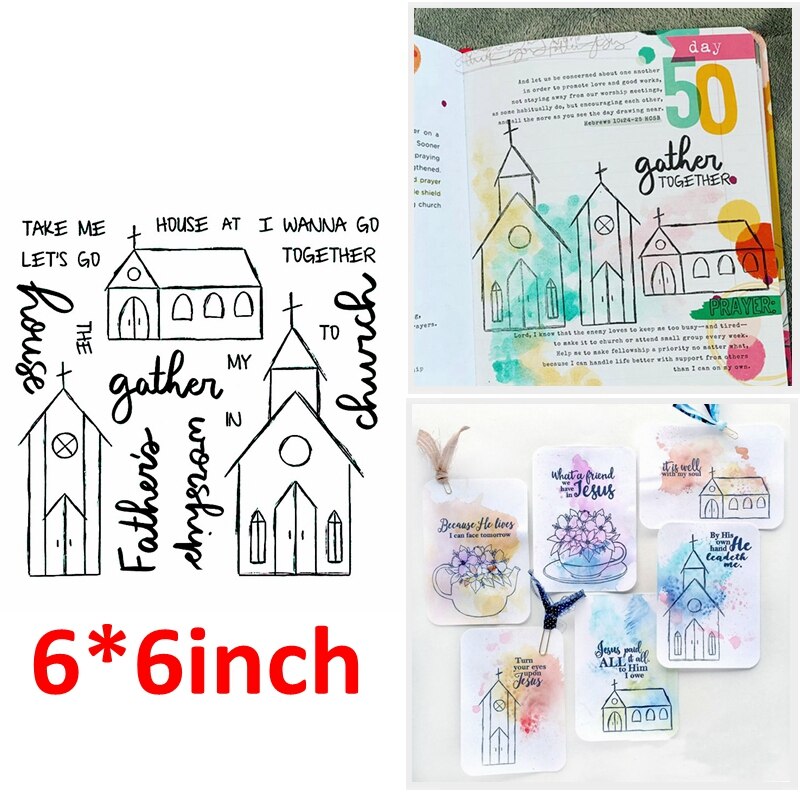 Lake Scenery Swan Elk Birds Tree Valleys Phrase Sentences Clear Transparent Stamps DIY Craft Scrapbooking Making Template: 1