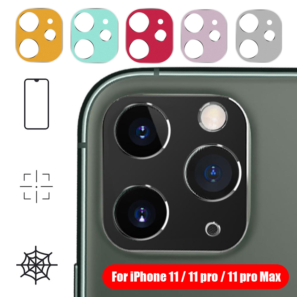 Volle Abdeckung Kamera Objektiv Metall Ring Protector für iPhone 11 Pro/11 Pro/11 Zurück Kamera Objektiv Schutzhülle fall telefon zurück protector