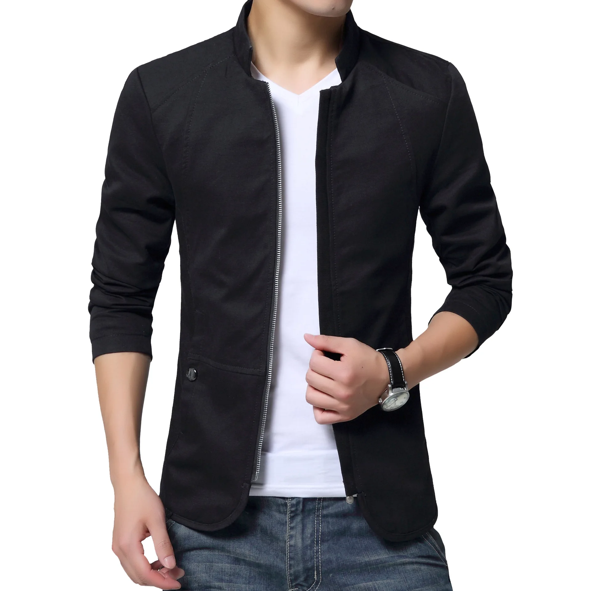 Primavera otoño chaqueta para hombre Casual – Grandado