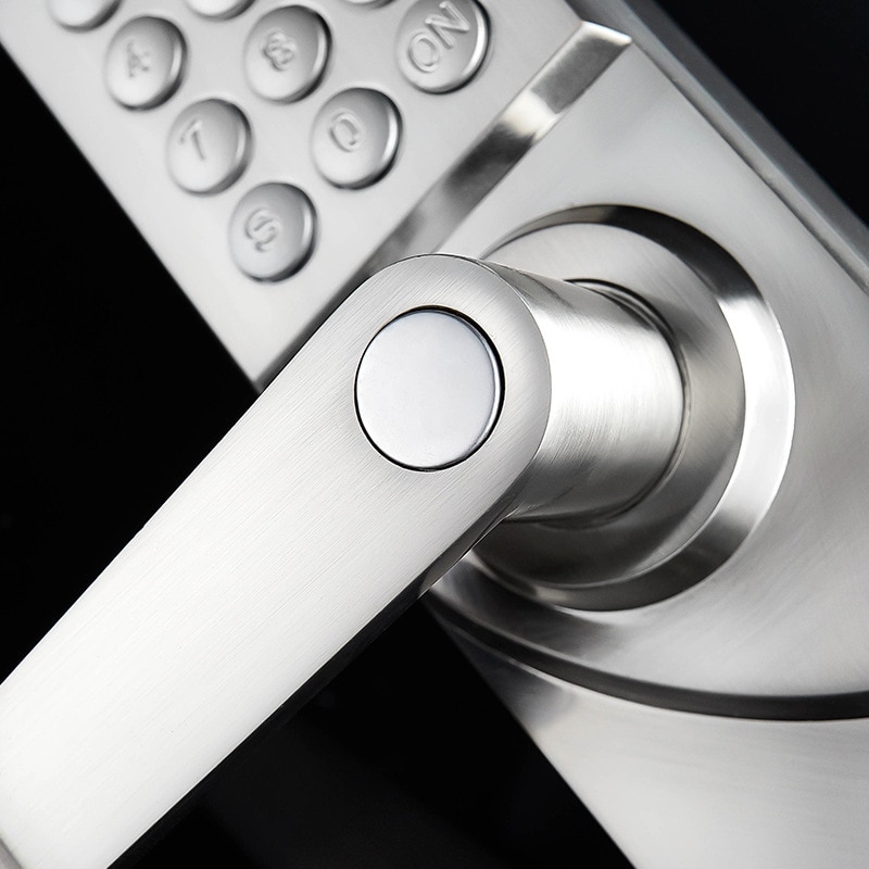 Electric password Code Door Lock Smart Digital Keypad lock with mechanical key for indoor wooden door