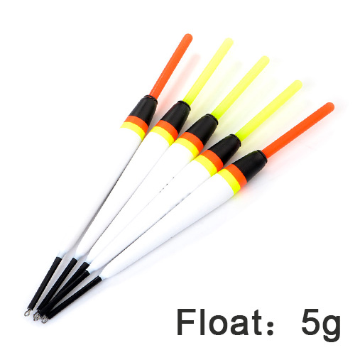 Boya flotante para pesca de carpa, 5 unidades, 2g, 3g, 4g, 5g, Fir Bobber, 15,5-17cm, palo ligero