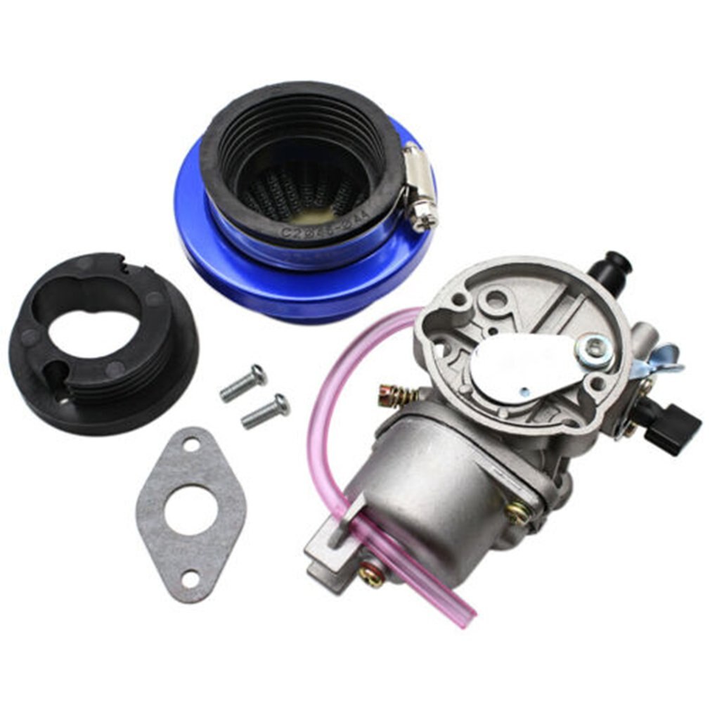 Carburateur Carb + Air Filter Stack 47cc 49cc Mini Motorfiets Atv Motocross Accessoires Atv Motor Carburateur: Blauw