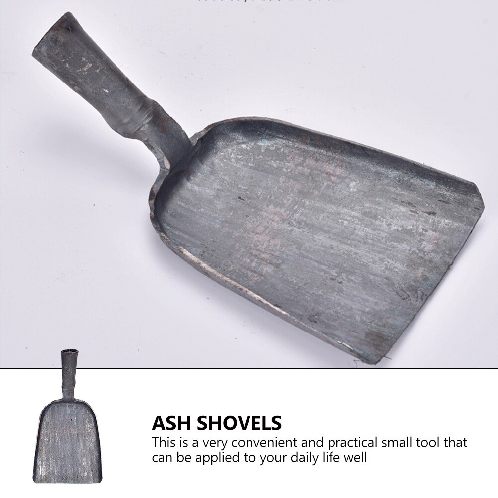 Manual Ash Shovel Multi-functional Coal Ash Shovel Steel Scooping Coal Shovel for Home Restaurant Kitchen