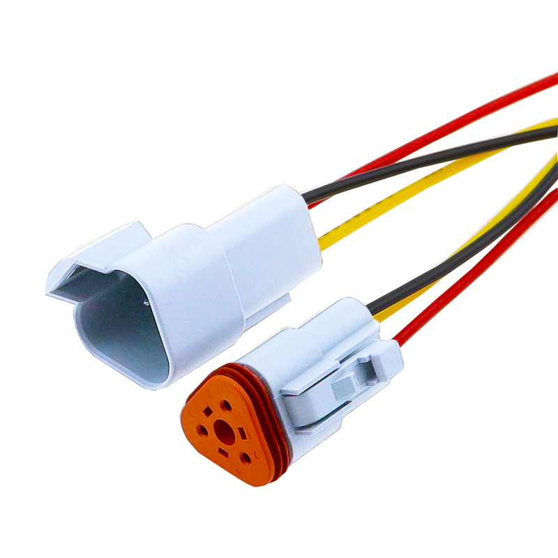 1 Pcs Deutsch DT connector with15cm Wiring harness DT06-2S/DT04-2P 2P 3P 4P 6P 8P 12P waterproof electrical connector