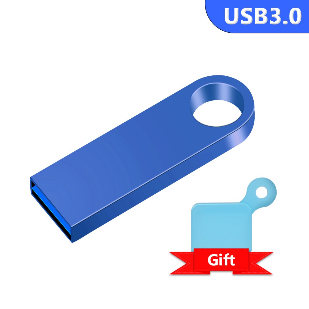 High Speed Pendrive 128GB 64GB 32GB 16GB 8GB Metal USB 3.0 Flash Drive Waterproof Memory Stick 8 16 32 64 128 GB USB Flash 64GB: Red / 16 GB