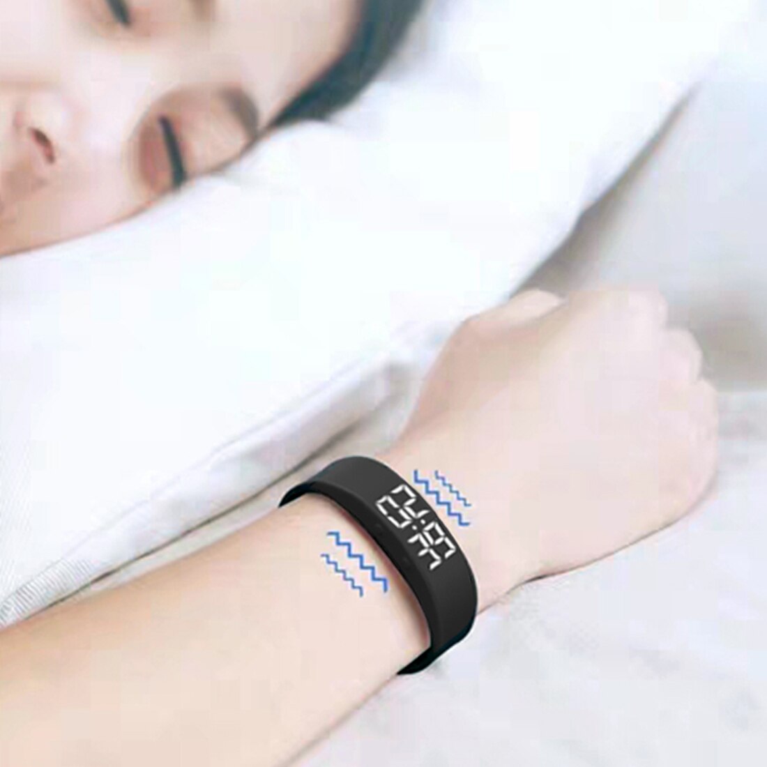 Blood Pressure Wristband Temperature Measure Smart Bracelet Heart Rate Smart Watch ECG+PPG MonitorIP67 Waterproof Alarm Clock