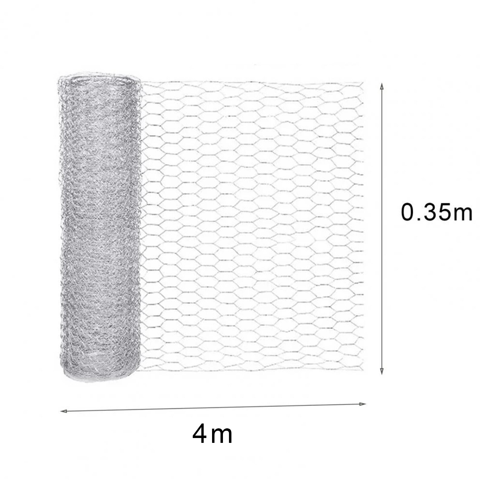 Wire Netting Galvanized Hexagonal Mesh Lightweight Metal Wire Mesh DIY Project for Home Garden Courtyard: C