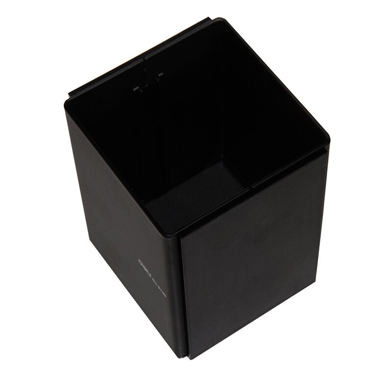 Deli 9146 europeisk stil metall pennställ pennhållare skrivbordspapper metall pennställ box behållare kruka svart