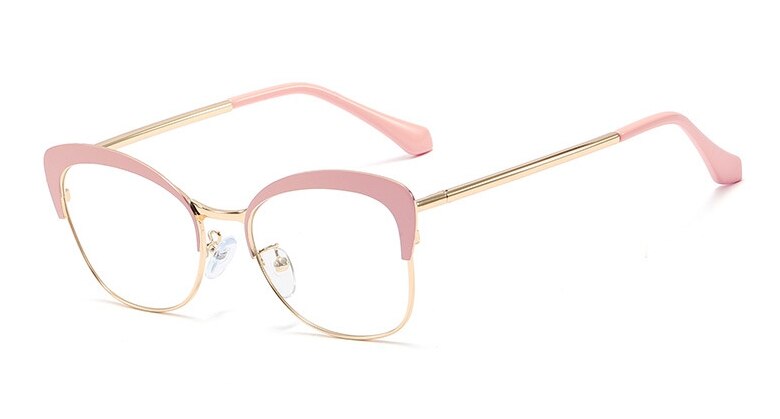 45889 Cat Eye Wenkbrauw Frame Glazen Frames Mannen Vrouwen Optische Mode Computer Bril