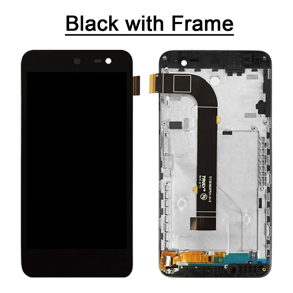 Pantalla Lcd de 5,0 pulgadas para Wileyfox Swift, montaje de digitalizador con pantalla táctil con marco para teléfono Wileyfox Swift, piezas de repuesto y herramientas: Black With Frame