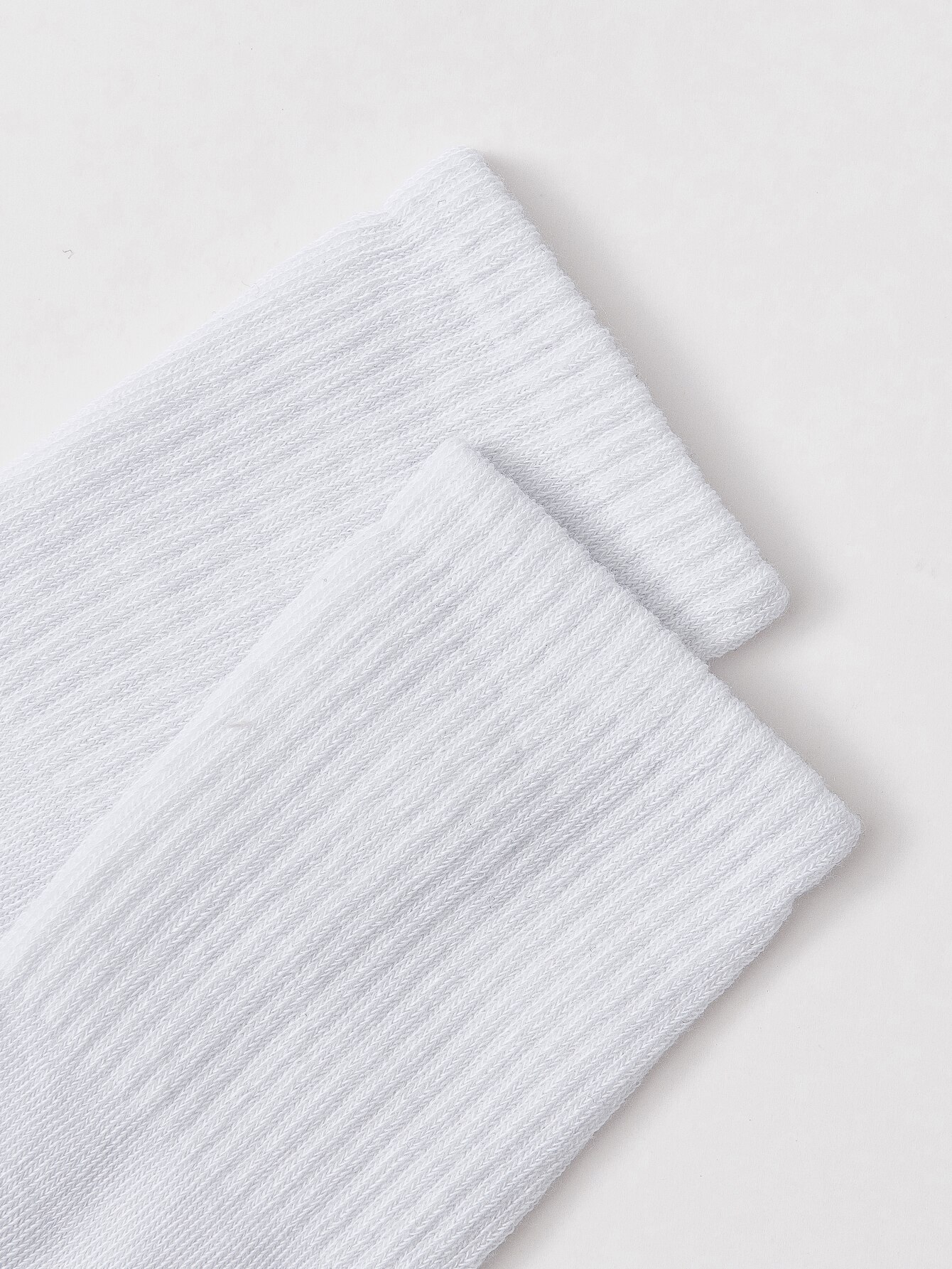 6 paires de chaussettes Tube moyen pour hommes et femmes, couleur unie en blanc et noir, Absorption de la sueur, respirantes et décontractées