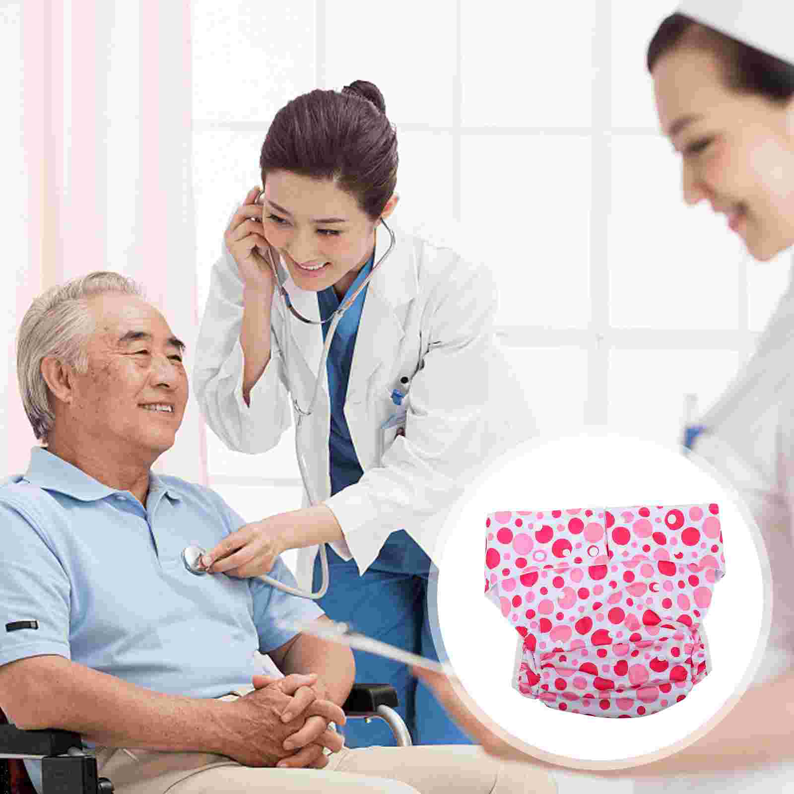1Pc Dicht Erwachsene Windel Windel Mehrweg Alte Menschen Windel Tuch Windel