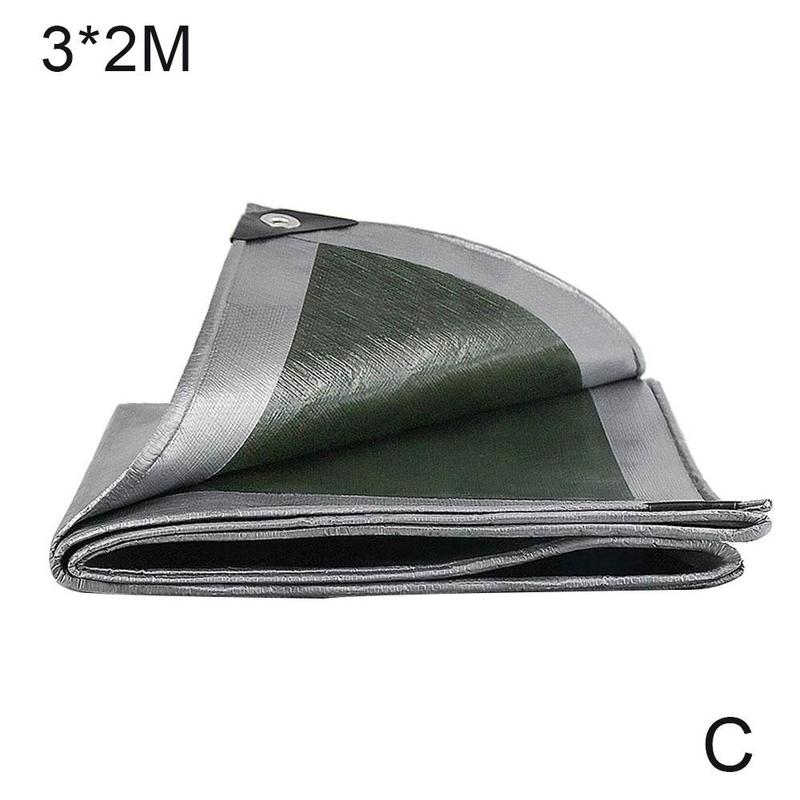 Thickened Rainproof Pe Waterproof Cloth Canopy Cloth Cloth Shade Outdoor Outdoor Tarpaulin Plastic Tarpaulin I6s7: C
