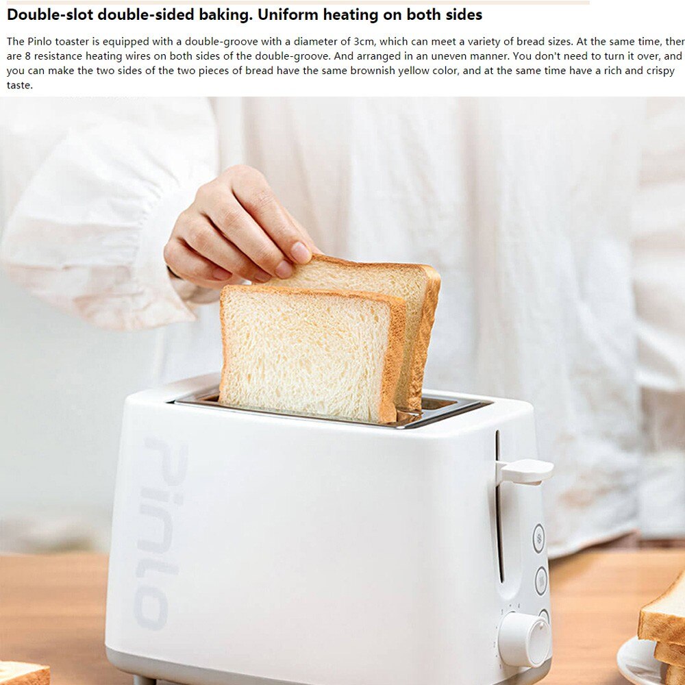 Pinlo Bread Toaster PLT075W1H toast machine toast... Grandado